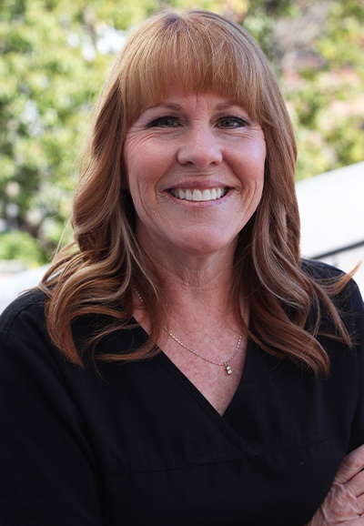 Dental office co-administrator Wendy
