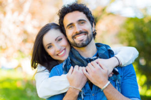 portrait of a smiling couple